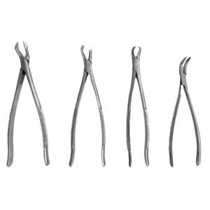4 pc Forceps Set – 10-1/2″ long