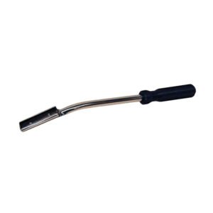 The Edge Equine™ Dental Float, -24 Degree Head Angle, 5/8″ Stainless Tubing, L-Series 83 mm (3-1/4″) Blade