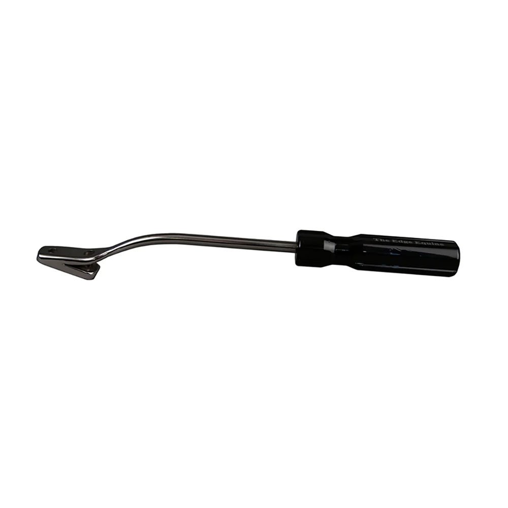 The Edge Equine™ Dental Float, -6 Degree Head Angle, 3/8″ Stainless Rod, S-Series 50 mm (2″) Blade