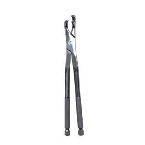 Three Prong Off Side Pony Forceps 12″